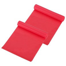 구디파이 다용도 스트레칭 라텍스 밴드, 레드, 2개