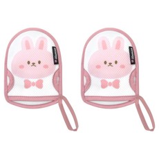 Manito 兒童Juju沐浴手套, 2個, 兔