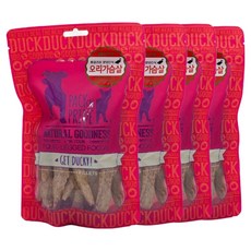 팩앤프라이드 반려동물 동결건조 간식, 오리가슴살, 99g, 4개