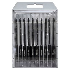 vavelop 水泥 磁磚 木工 玻璃 多用途 萬能鑽頭 多功能鑽頭 3mm 10入, 1個