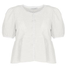 BURU N JUDY 格紋蕾絲襯衫 OREBL506B