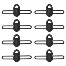 Zlenak 矽膠魚鉤固定器 2入, 4個, 黑色