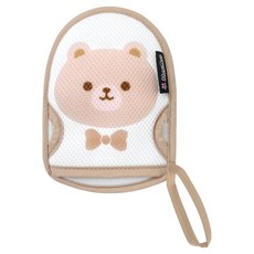 마니또 키즈 쥬쥬 목욕장갑, 베어, 1개