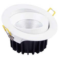 Wonha DS 調光精選 COB 一體式 LED12W 無頻閃 自然白光 4000k 110mm, 白色, 1個
