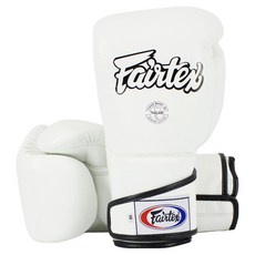 Fairtex 拳擊手套 雙手穿戴組 BGV6, 1套, 白色