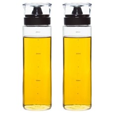 키텐실 시노글라스 오일병 블랙, 300ml, 2개