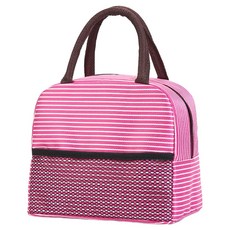 KODACHIEF 時尚保溫保冷袋, 玫瑰色條紋, 1個