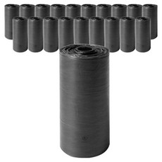 딩동펫 강아지 베이직 풉백 배변봉투 리필, 블랙, 15개입, 20개