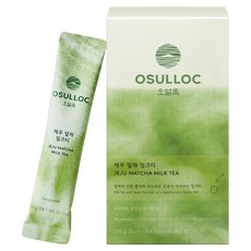 OSULLOC 濟州抹茶奶茶, 1盒, 10條, 20g