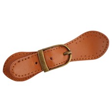 brandyarn 皮革皮帶裝飾磁吸式鎖扣, 1個, 棕色
