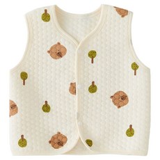유아용 일러스트 순면 조끼