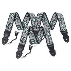 Blue Cozy 街頭表演感性吉他背帶 + 綁繩 + 彈片 3件組 07, 1個