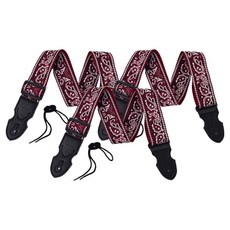 Bluecozy 街頭表演感吉他背帶 + 綁繩 + 彈片 3件組 17, 1個