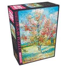 Haksanpub 鶴山文化社 世界名畫 粉紅桃花樹 1888 拼圖, 1014件, 1個, 混合顏色