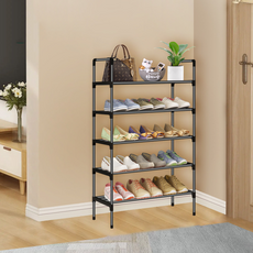 Thumbsmine 收納鞋櫃 60cm, 黑色, 5層