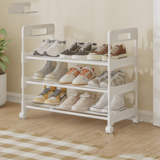 Some's Mine 附輪移動式鞋架 60cm, 白色, 3層