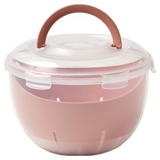 Modern House 西瓜半個保存容器 粉色, 8L, 1個