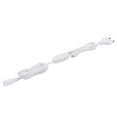 비츠온 T5 전용 2핀 스위치형 전원선 코드, 3m, 화이트, 1개