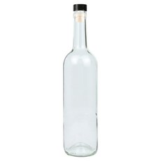 공병상회 와인병WC 코르크 투명 750ml 24p + T형 마개 블랙 24p 세트, 1세트