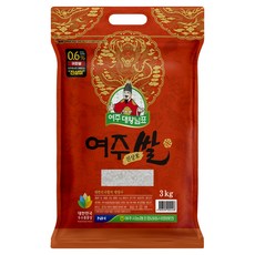 대왕님표 여주쌀 진상미, 상등급, 3kg, 1개
