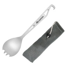 캠프맨 캠핑 경량 티타늄 스포크 + 케이스 세트, 1세트, 혼합색상