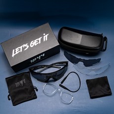 1844 초경량 편광 고글 선글라스 세트, 혼합색상, 1세트