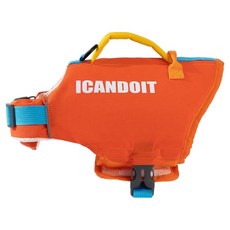 I LOVE PET Dog Can Do It 狗狗救生衣, 橘色, 1個