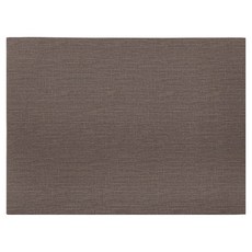 직작 트리톤 사각 테이블매트, 다크 토프, 1개, 33 x 45 cm