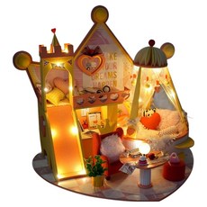 MAME DIY 袖珍屋套組, 1套, DF-005 粉紅公主房