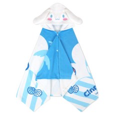 PremierFam 兒童款大耳狗立體型連帽毛巾