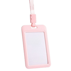 BEKNN 倍昆 New Lip 粉彩掛繩員工證件套, 淡粉紅色, 1個