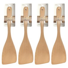 너도밤나무 비취 원목 사선뒤집개 대 32cm, 4개