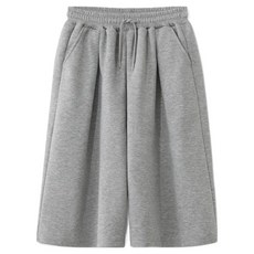 M.N.C 男女通用短版抓褶百慕達鬆緊短褲 MDSP270LJ