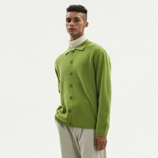 TNGT 男款半寬鬆羊絨混紡彩色開襟衫 TNSW3F100L2