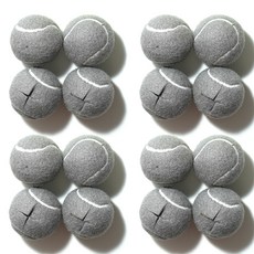 모노플랫 테니스공 체어슈즈, 그레이, 16개