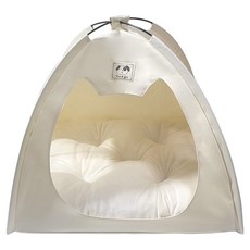 Ferrogato 寵物一鍵式帳篷, 1個, 象牙白