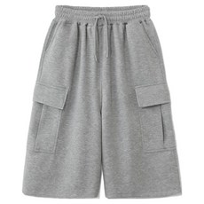 M.N.C 男女通用百慕達工作風鬆緊帶短褲 MDSP271LJ