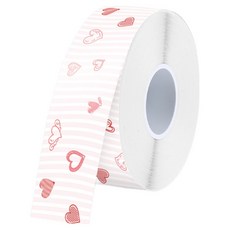 마로마로 마로팝 전용 라벨테이프 연속라벨 MC-H60, 하트, 6m