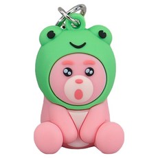 Bellygom 動物鑰匙圈 青蛙, 1個, 混色