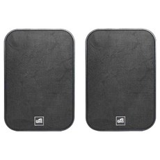 GNS 매장 스피커 + 브라켓 2p 세트, GHS-40, 블랙
