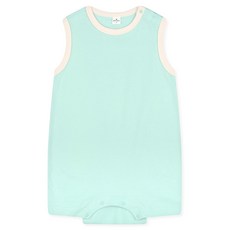 Milk Baby 嬰幼兒透氣簡約標籤連身褲