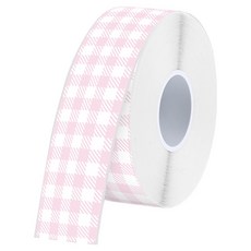 라벨터치 마로마로 마로팝 전용 라벨테이프 연속라벨 MC-P61, 체리블로썸체크, 6m