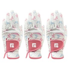 INCONTRO 女用 Super Concede 高爾夫手套 左手穿戴, 博蒂, 3個