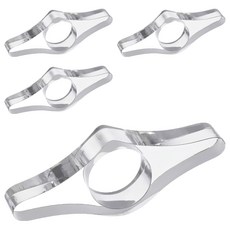 로시테라 투명 엄지 고정 책갈피 7.6 x 3.2 cm, 4개