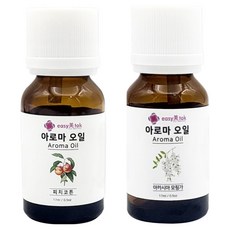 이지미톡 아로마 오일 방향제 원액 피치코튼 + 아카시아모링가 세트, 1세트, 피치코튼, 아카시아모링가
