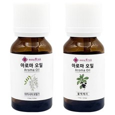 이지미톡 아로마 오일 방향제 원액 아카시아모링가 + 블랙체리 세트, 1개, 아카시아모링가, 블랙체리