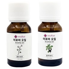 이지미톡 아로마 오일 방향제 원액 클린코튼 + 블랙체리 세트, 1개, 클린코튼, 블랙체리