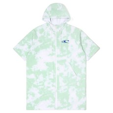 O'NEILL 男士Cloudy連帽拉鍊斗篷毛巾 OUJUO2165