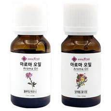 easy美tok 香氛精油原液 盛開牡丹 + 良才洞花市 套組, 1套, 盛開牡丹, 良才洞花市