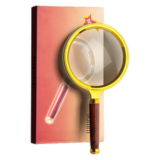 썸즈마인 확대 돋보기 골드 90mm, 1개